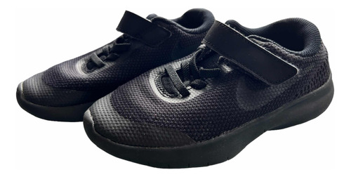 Zapatillas Nike Negra Velcro Niños Excel Estado