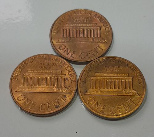 Moeda Usa One Cent Dólar Linconl 1972s,73s,74s Original
