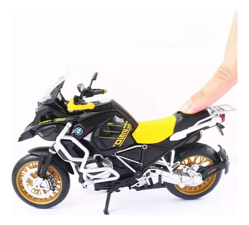 Modelo Amarillo De Motocicleta De Aleación Bmw R1250 1:12