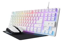 Comprar Trust 25233 Combo Gxt794w Gaming Teclado+mouse\u002Fmouse Pad Eco Teclado Blanco