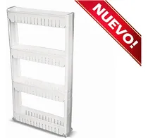 Comprar Carro Organizador Slim Con Ruedas  X 4 Estantes  Colombraro