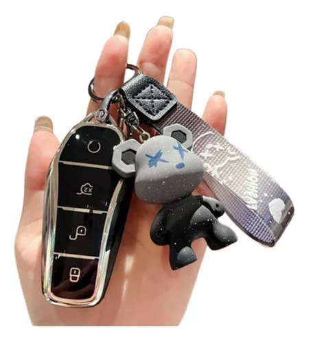 Para Protector Funda Llave Auto Byd 4 Botones