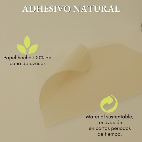 Adhesivo Bond Natural Tamaño Carta Para Inkjet 50 Piezas
