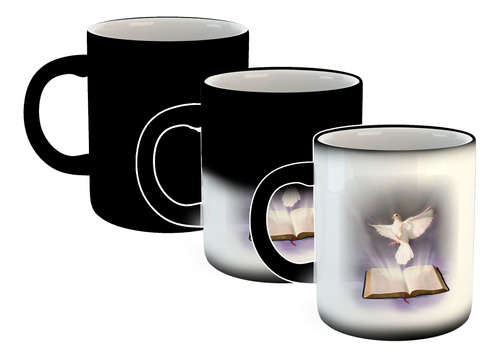 Taza Magica Espiritu Santo Sagrada Escritura Dove