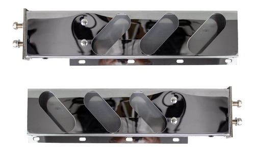 Colgador Lodera A/inox P/ 3 Luces Ovaladas De 2.3 X 7.8 Par