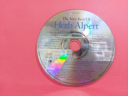 Herb Alpert - The Very Best Of (solo Cd Sin Portada) 