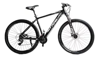 Bicicleta Mtb Firebird Alum R29 21v Full Shimano. Color Negro/blanco Tamaño Del Cuadro S