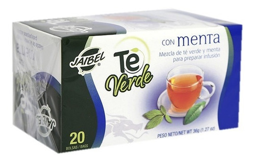 Jaibel Te Verde Menta X 20 Unidades