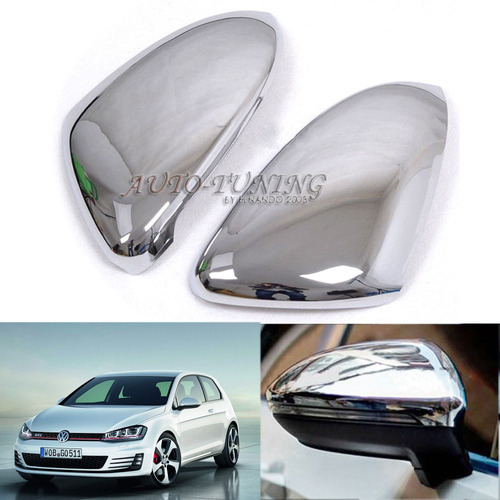 Cachas Cubre Espejo Cromada Vw Golf Mk7 2015+ Precio Por Par