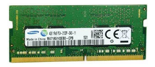 Memória RAM color verde  4GB 1 Samsung M471A5143EB0-CPB