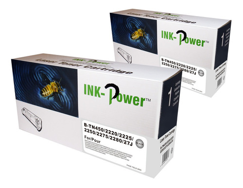 2 Toner Tn 450 / 420 / 410 Ink-power Para Brother