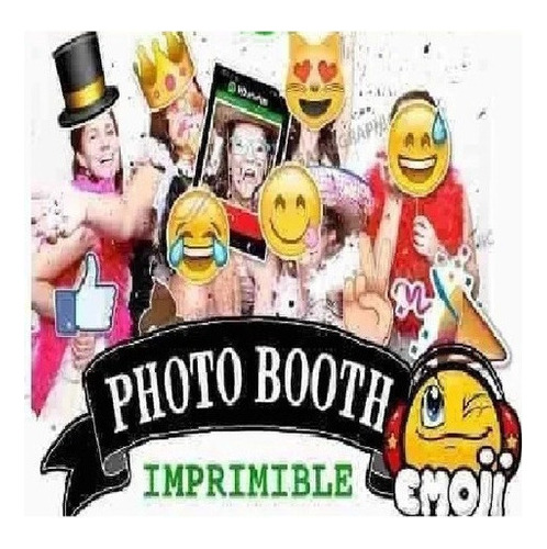 Kit Imprimibles Photo Booth Fiesta Boda Cumple 15 Años Album