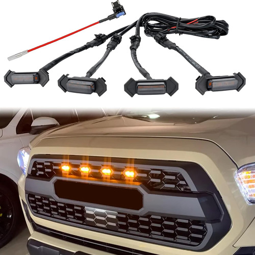 Luces Led Para Parrilla Toyota Tacoma Trd Pro 2016-2022 Con 