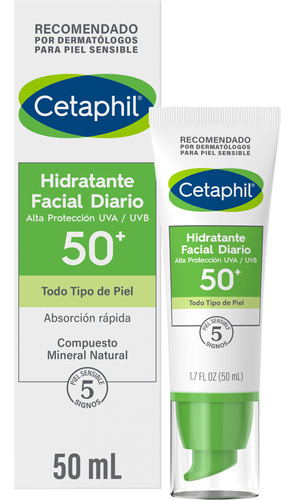 Cetaphil Hidratante Facial Diario Fps 50 X 50ml