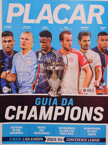 Revista Placar Guia Da Champions 2023/2024