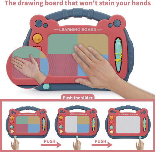 Tablero De Dibujo Magnetico Para Ninos Pequenos De 1 A 3 ...