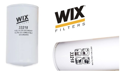 Filtro Wix 33218 Combustible Gasoil Camión Mack Secundario