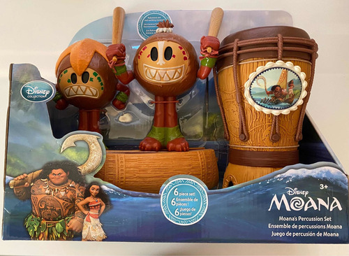 Set Percusión Moana Disney Kokomora 6 Instrumentos Musicales