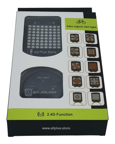 Luz Led Direccional Trasera Bicicleta Laser Cicla Ciclismo