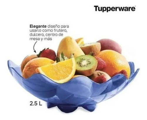 Frutero Floresta Azul Tuppperware