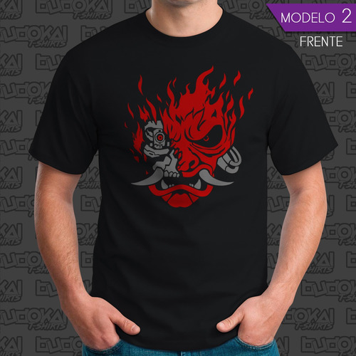 Camiseta Cyberpunk 2077 - Samurai - Camisa Jogo