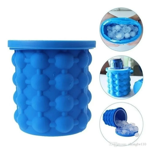 Molde Silicona Hielera Hacer Cubos De Hielo Ice Cube Maker