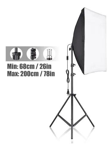 Softbox Fotografico Set Con Telecomando, Illuminazione Continua
