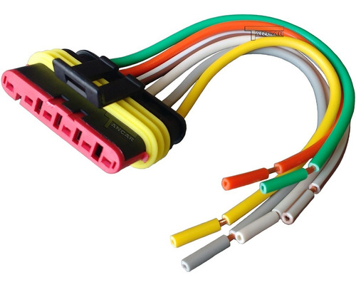 Conector Plug Da Bobina Novo Palio Novo Uno Siena 1.4 Evo