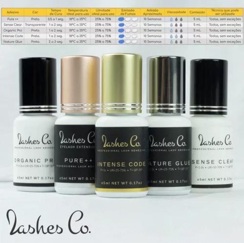 Lashes Co Intense Code Cola Adesivo Para Extensão De Cílios