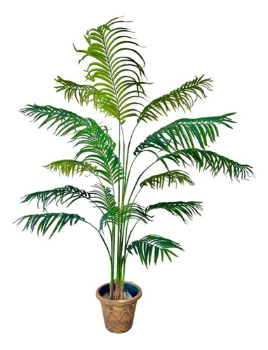 Planta Artificial Palmera 180 Luxury Cm 15 Hjs/ Arbusto Real