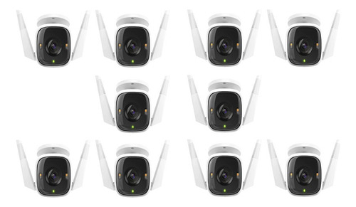 10 Cámaras Wifi Tp-link Tapo C320ws Ext Noche 360° Audio 2k