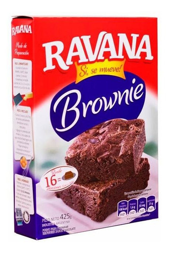 Pack X 6 Unid Brownies   425 Gr Ravana Bizcochuelos