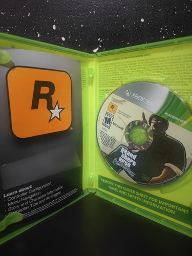 Jogo Gta San Andreas De Xbox 360 (Usado)