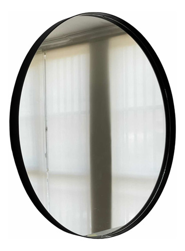 Imagen 1 de 5 de Espejo Decorativo Circular 60cm Con Marco De Fierro
