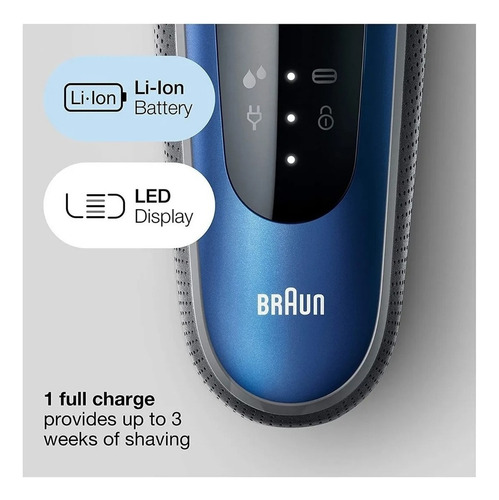Barbeador Elétrico Braun Series 6 6120 Sensoflex Precisão