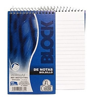 Block De Notas De Bolsillo Caribe