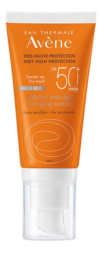 Avene Protector Solar Fps50 Crema Antiedad Antioxidante Hidratante Pieles Secas Sensibles