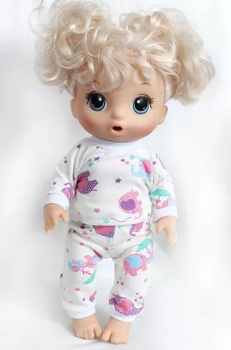 Roupinha Roupa P/ Boneca Baby Alive Pijama Malha