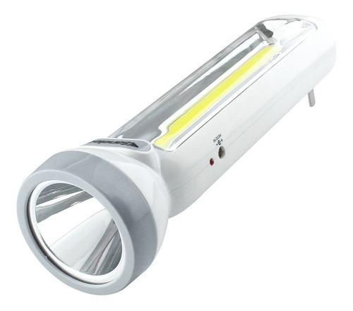 Linterna Led Recargable Sanelec Portatil Alta Resistencia 