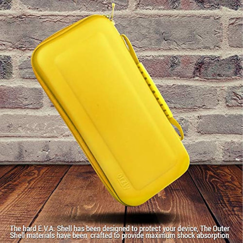 Estuche De Viaje Para Nintendo Switch Protector Amarillo