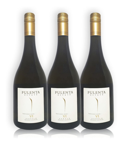 Pulenta Estate Vino Sauvignon Blanc Kit X3u 750ml Mendoza