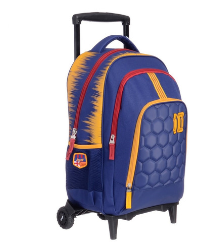 Imagen 2 de 3 de Mochila Con Ruedas Carro Del Barca 18 Original