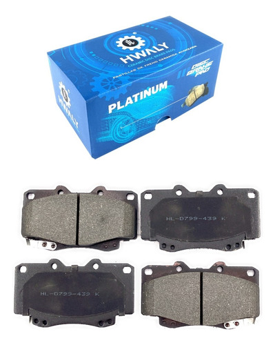 Pastillas De Freno Delantera Toyota Hilux 2.2 4wd 89/92