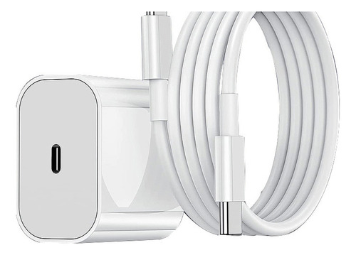 Cable Pd duradero y de carga rápida de 20 W, para Lightning Color White