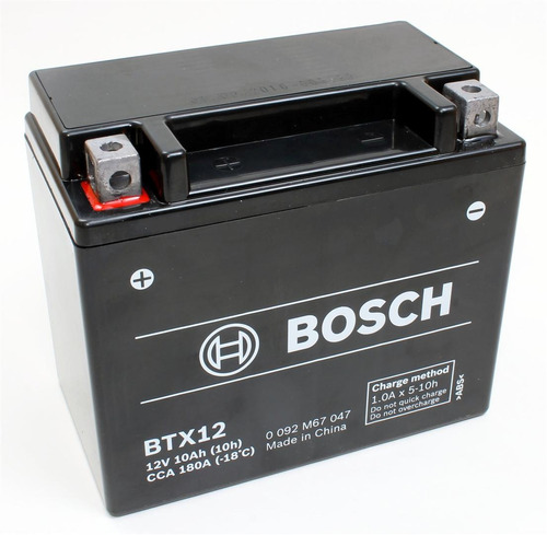 Bateria Moto Gel Bosch Btx12 = Ytx12 12v 10ah Kawasaki Er6n 