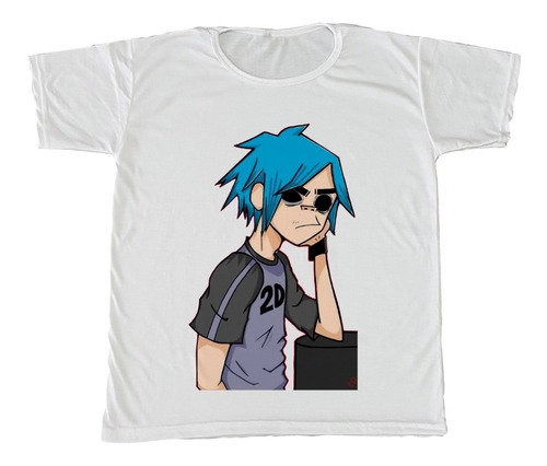 Remera Gorillaz Banda 2d Personaje Spun Adulto/niño Unisex