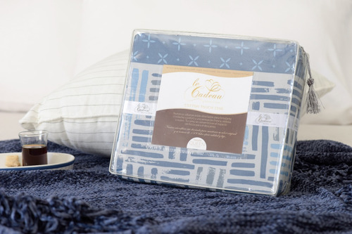 Imagen 4 de 7 de Sábanas Estampadas D. - Micro Cotton Touch 1500 Hilos Queen