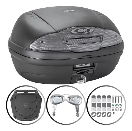 comprar Bau Bauleto Givi Monolock 45 Litros Simply Lente Fumê 