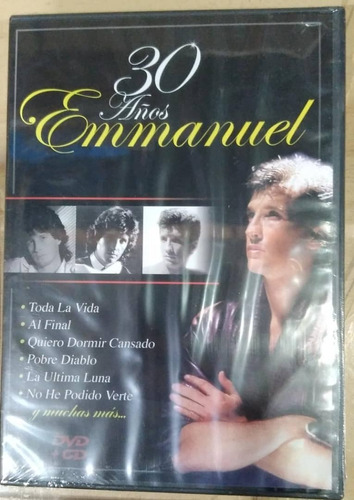 Emmanuel 30 Años Dvd/cd Original Nuevo