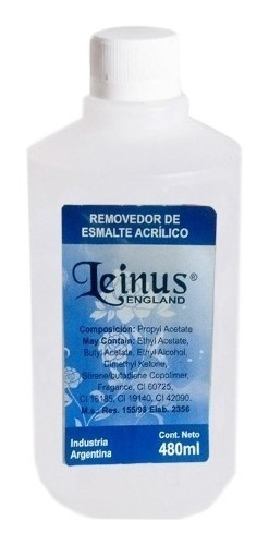 Removedor Esmalte Uñas Semipermanentes Leinus 480 Ml X4